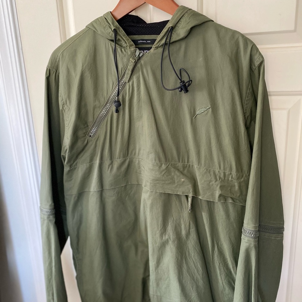 Mens Publish Brand Wind Breaker Track Jacket Large - Picture 5 of 5